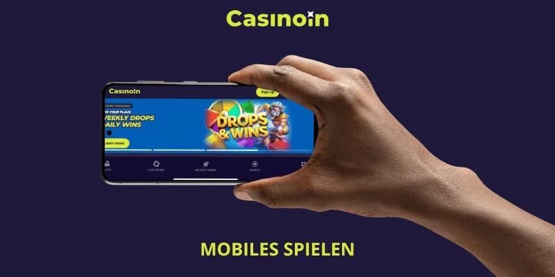 Casinoin-App auf dem Handy