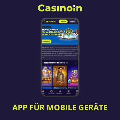 Bild der Casinoin App